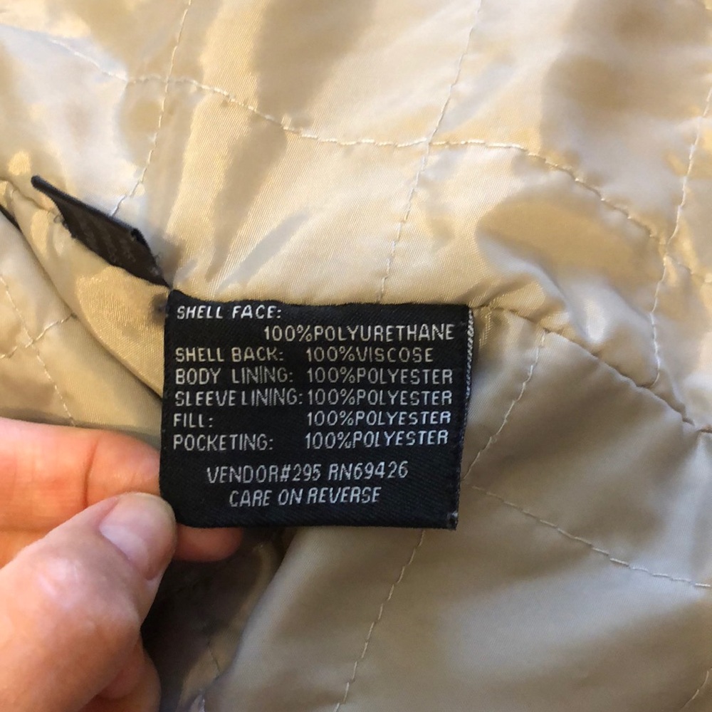 Distressed Leather Jacket - Picture 8 of 8
